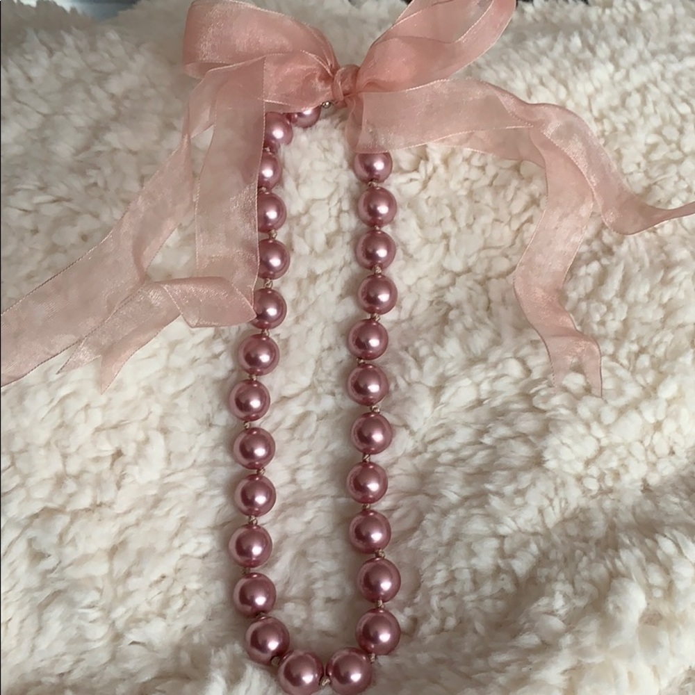 Pink Pearl Necklace